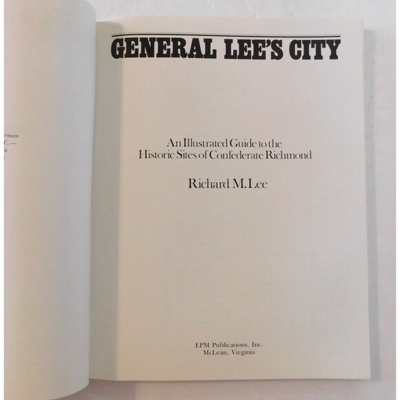 General Lees City An Illustrated Guide Historic Sites by Richard Lee Softcover - Picture 3 of 8